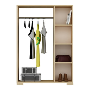 Kledingkast 123x90x30 cm Nesbyen [en.casa]