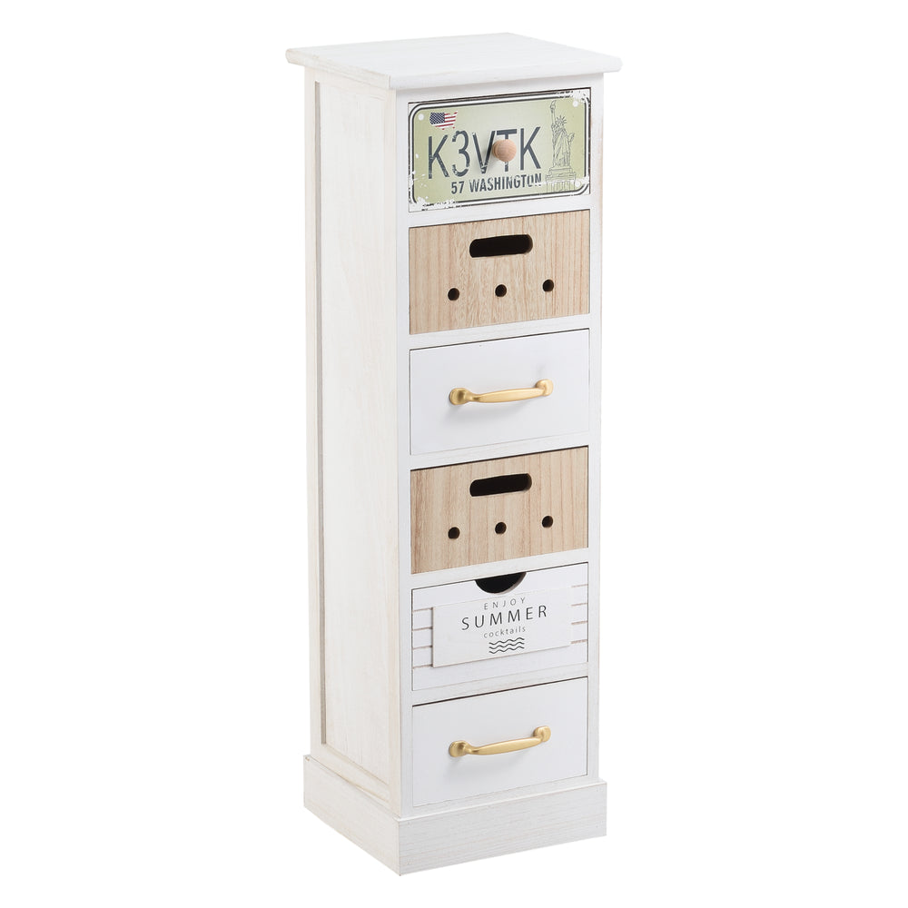 Kommode Salo met 6 lades 91x29x27cm in verschillende kleuren [en.casa] - premiumXL