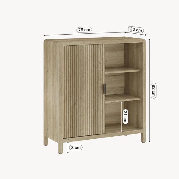 Buffet Lukkodso 82 x 75 x 30 cm [en.casa]
