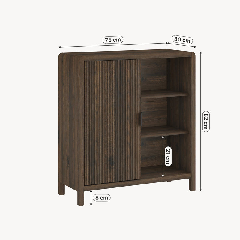 Maatschets Commode Lukkodso 82x75x30 cm [en.casa]
