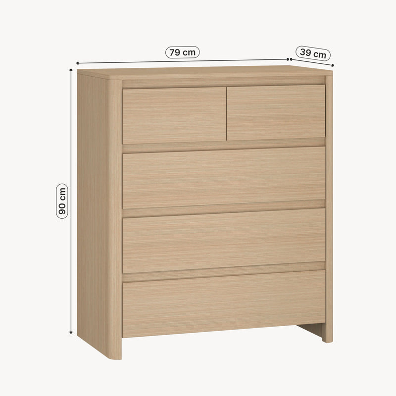 Croquis coté Commode Takranmaa [en.casa]