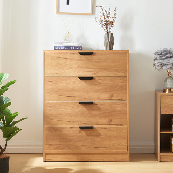 Commode Varkaus MDF effet chêne [en.casa]