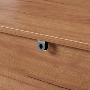 Commode Varkaus MDF effet chêne [en.casa]