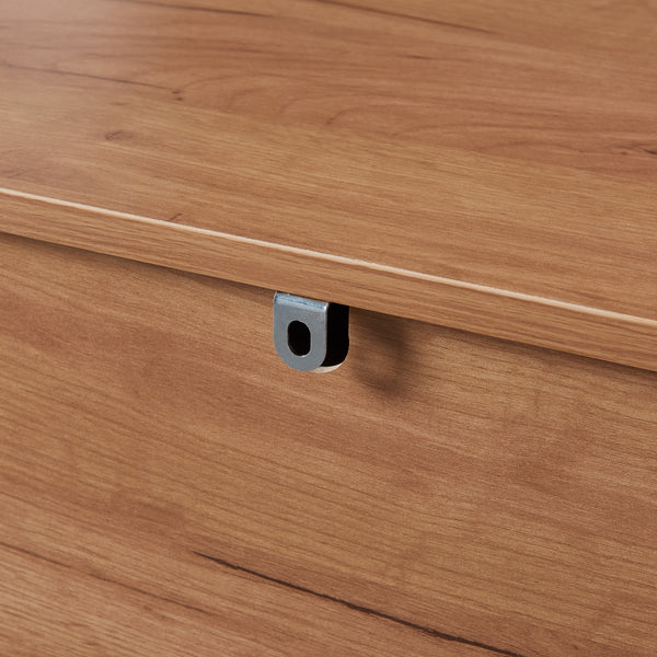Commode Varkaus MDF effet chêne [en.casa]