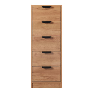 Commode Varkaus MDF effet chêne [en.casa]