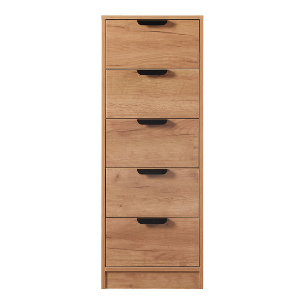 Commode Varkaus MDF effet chêne [en.casa]