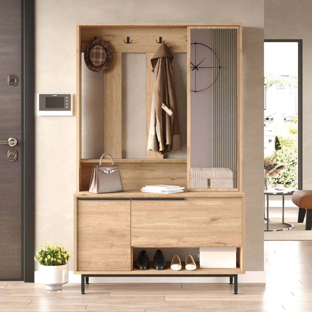 Halmeubel Vesanto halkast 178x112x35,5 cm [en.casa]