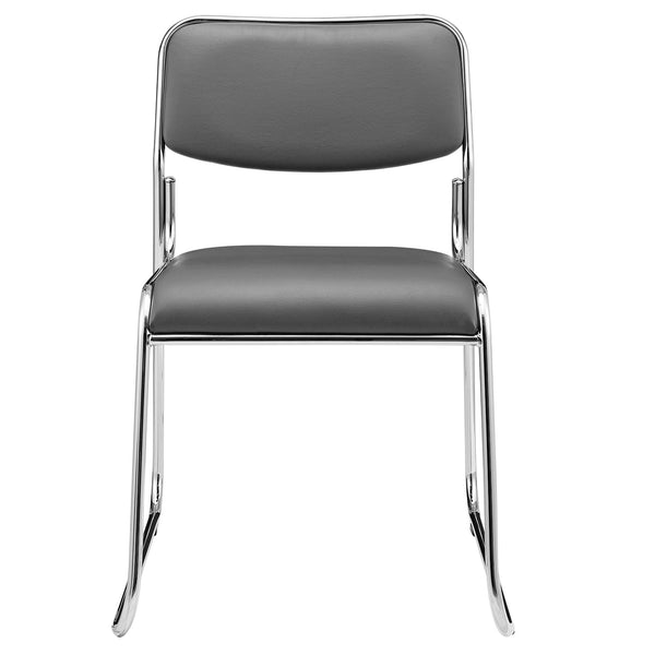 Bureaustoel 51x77x55 cm conferentiestoel set van 4 - 2 varianten