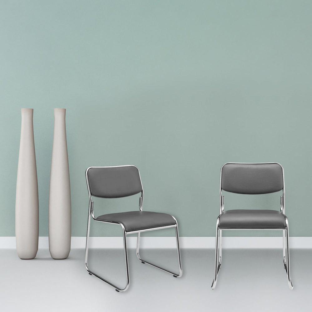 Chaise de conférence lot de 4 revêtement en similicuir différentes couleurs [pro.tec] - premiumXL