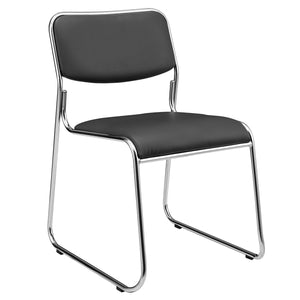 pro.tec Lot de 4 chaises de bureau similicuir