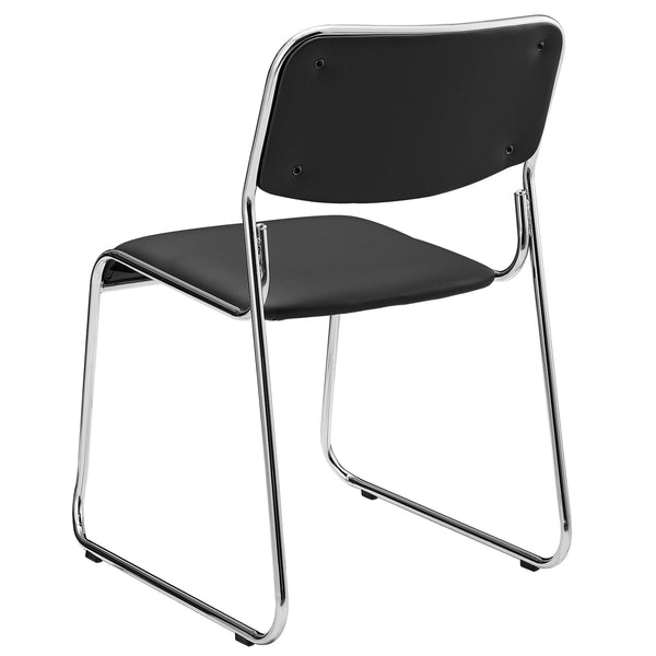 pro.tec Lot de 4 chaises de bureau similicuir