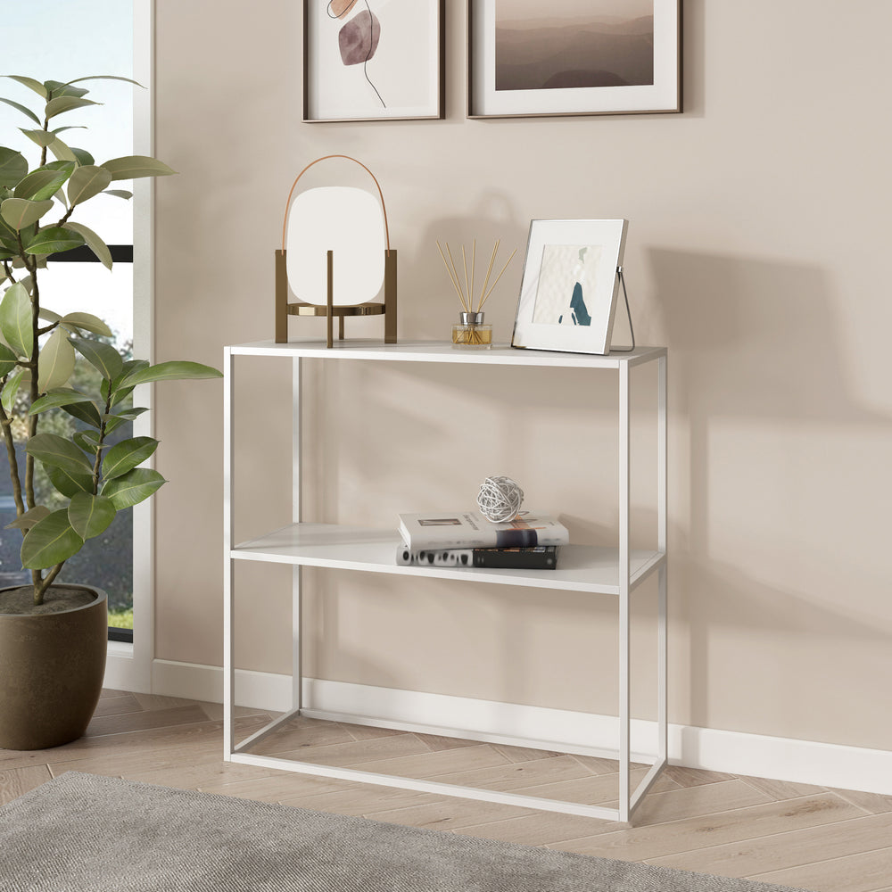 Console tafel CANVAS 80x100 cm grenen atlantic/zwart Console tafel CANVAS 80x100 cm grenen atlantic/zwart