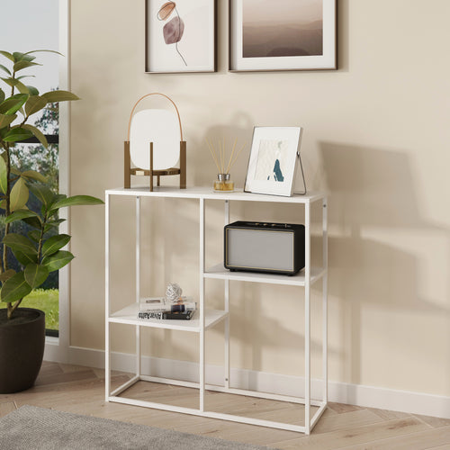 Consoletafel Strömstad met 3 planken in verschillende kleuren [en.casa] - premiumXL