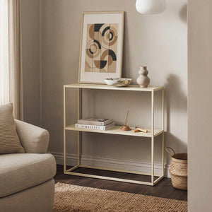 [en.casa] Console tafel Strömstad sidetable 80x79,5x26 cm - 2 varianten