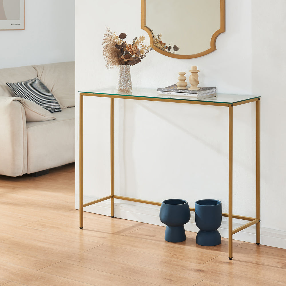 Table console Kronoby 80 x 100 x 30 cm [en.casa]