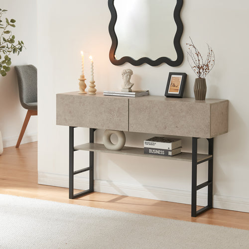 Consoletafel Varberg 120x30x75 cm [en.casa]