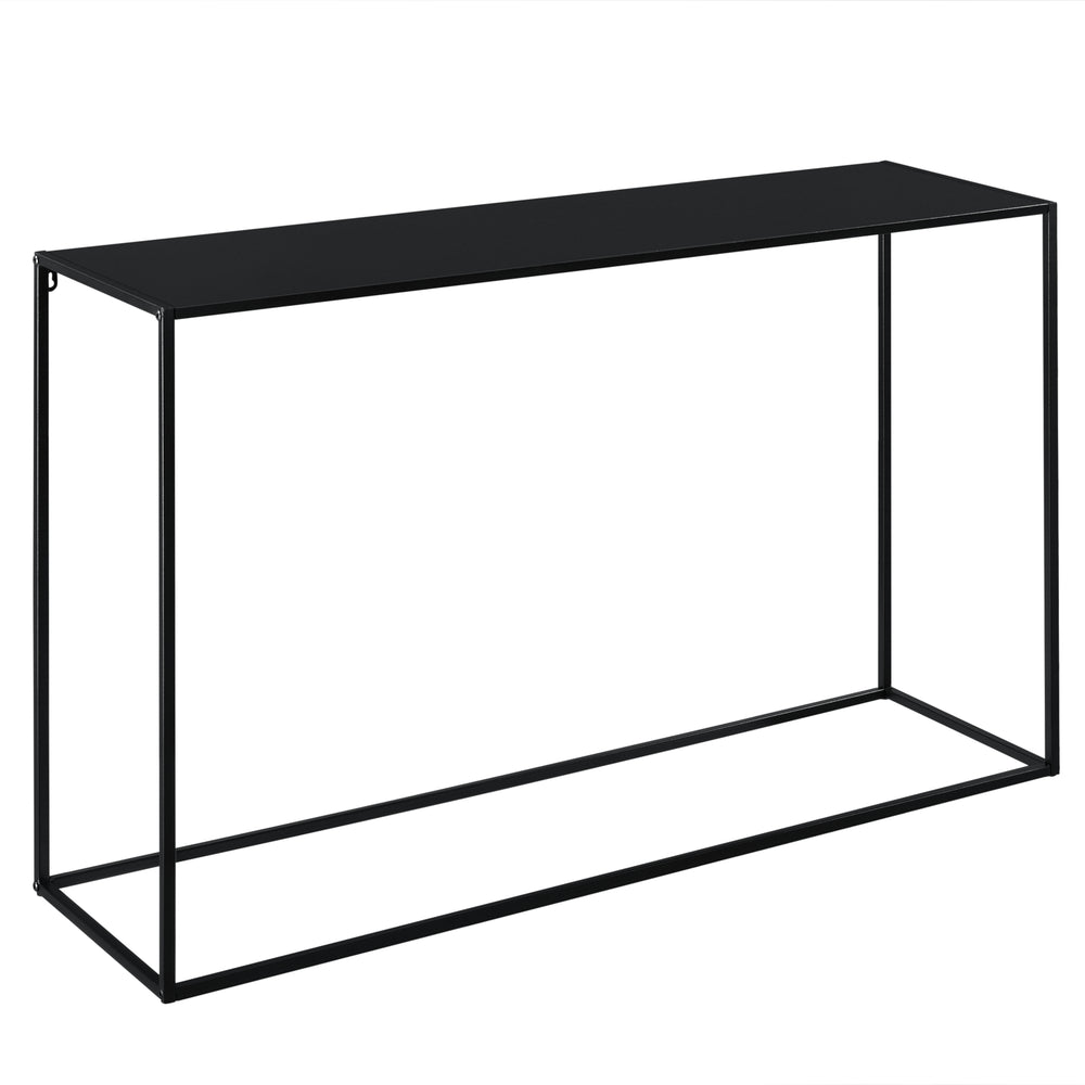 Console tafel metaal zwart in verschillende maten [en.casa] - premiumXL