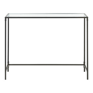 Table Console pour Salon Alajärvi en Verre 100 x 35 x 80 cm [en.casa]