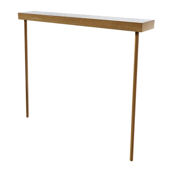 Table console Holmsland en bois 70 x 80 x 14 cm [en.casa]
