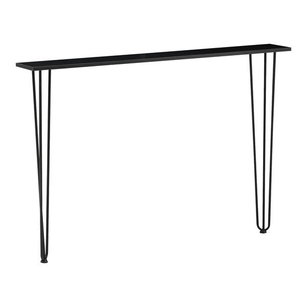 [en.casa] Console tafel Kokemäki met pinpoten zwart - 2 varianten