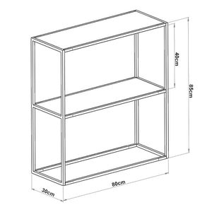 [en.casa] Console tafel Konnevesi 85x80x30 cm