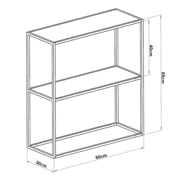 [en.casa] Console tafel Konnevesi 85x80x30 cm