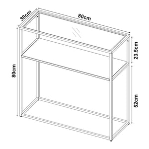 Console tafel Kuhmo sidetable 80x80x30 cm [en.casa]