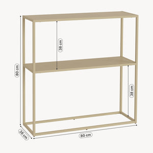 [en.casa] Console tafel Strömstad sidetable 80x79,5x26 cm - 2 varianten