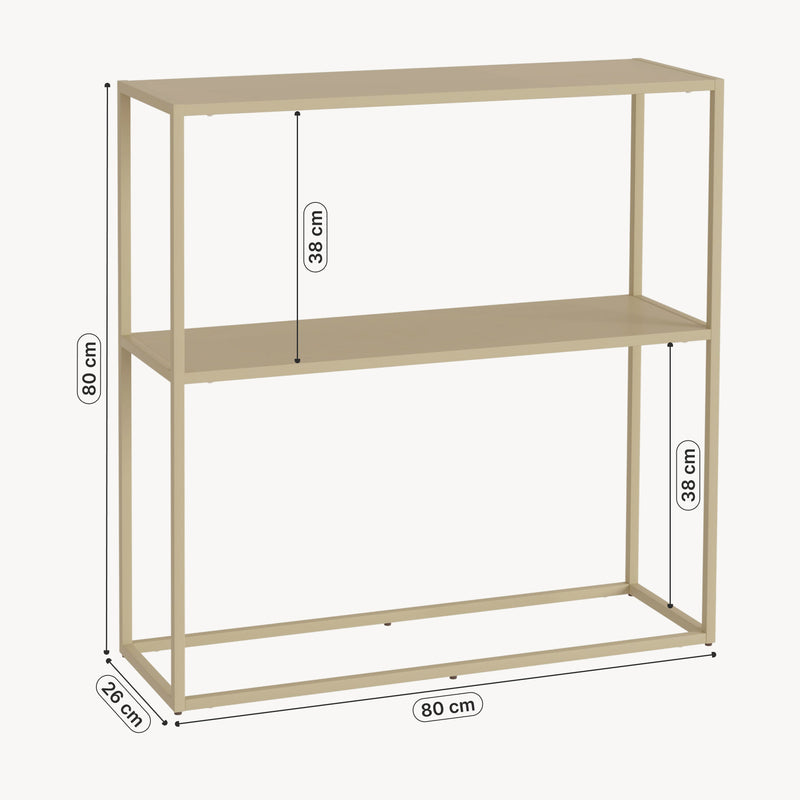 Maatschets [en.casa] Console tafel Strömstad sidetable 80x79,5x26 cm - 2 varianten