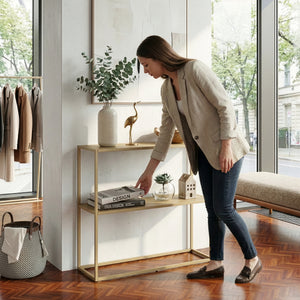[en.casa] Console tafel Strömstad sidetable 80x79,5x26 cm - 2 varianten