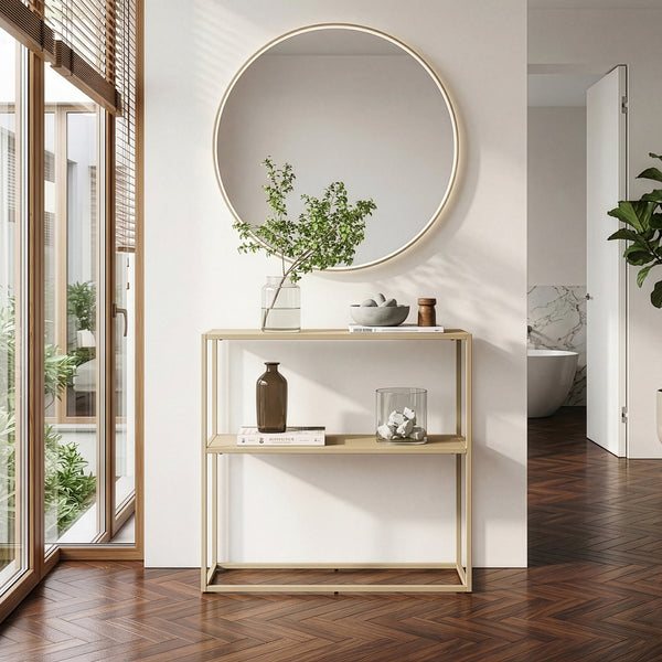 [en.casa] Console tafel Strömstad sidetable 80x79,5x26 cm - 2 varianten