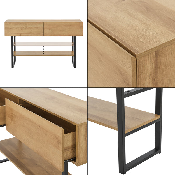 Consoletafel Varberg 120x30x75 cm [en.casa]