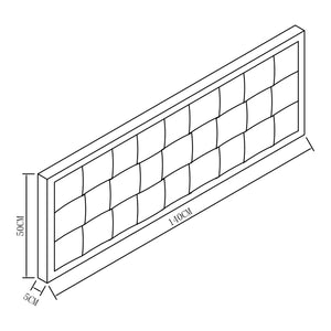 Tête de lit Tervo velours [en.casa]