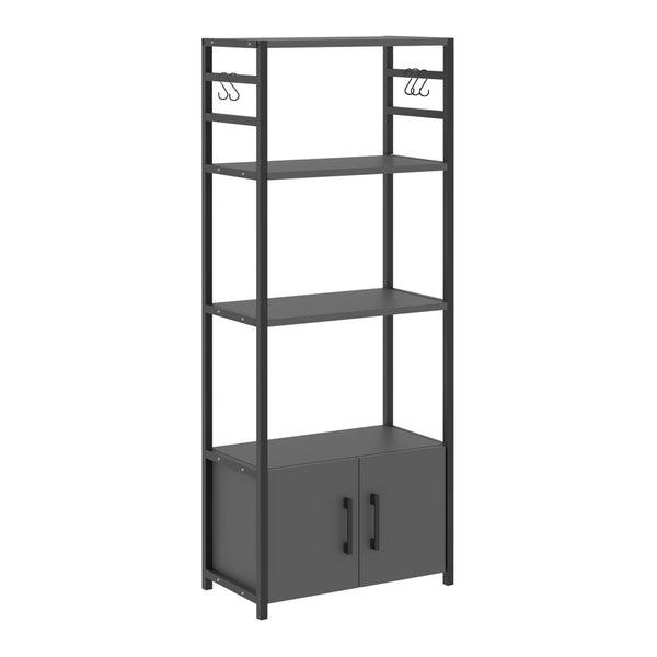 Étagère de cuisine Arhuni 139 x 56 x 30 cm noir [en.casa]