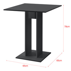 Design eettafel Lindesnes 65x65x78 cm vierkant - verschillende kleuren