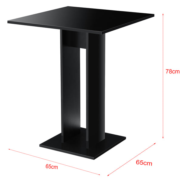 Design eettafel Lindesnes 65x65x78 cm vierkant - verschillende kleuren