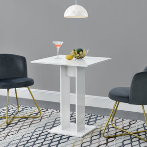 Design eettafel Lindesnes 65x65x78 cm vierkant - verschillende kleuren