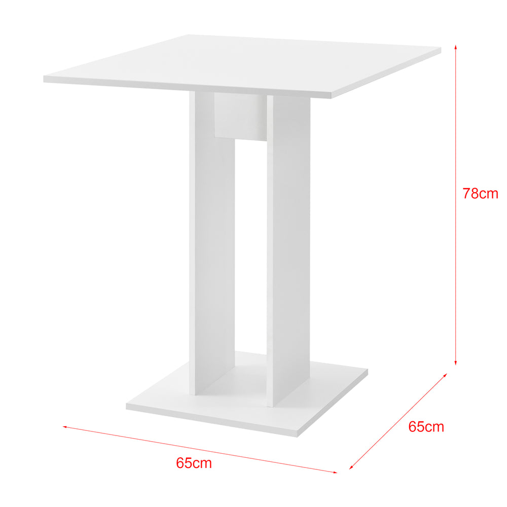 Table de salle à manger Lindesnes 65x65x78 cm en différentes couleurs en.casa - premiumXL