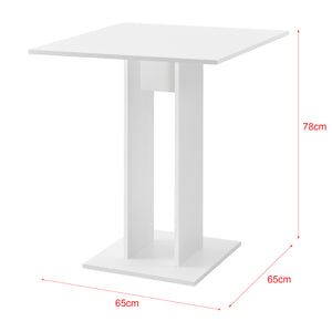 Design eettafel Lindesnes vierkant 65x65x78 cm - verschillende kleuren
