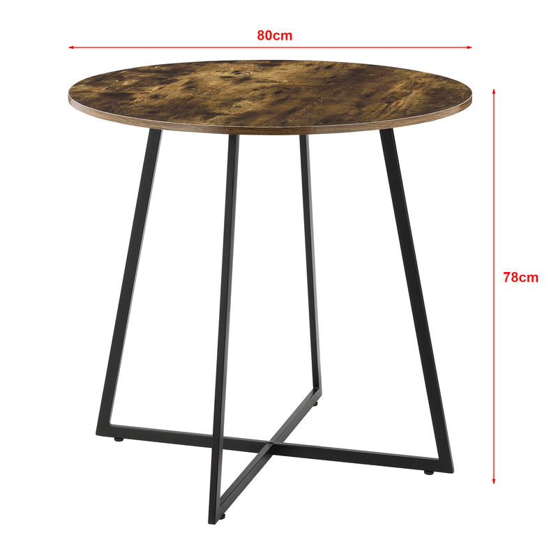 Croquis coté Table de Salle à Manger Vaggeryd Couleurs différentes [en.casa]