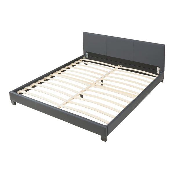 Aron bedframe kunstleer met matras en bedbodem - 18 varianten
