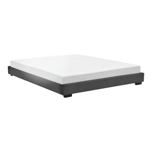 Lit Moderne Rembourré avec Similicuir avec Matelas Corium 