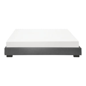 Lit Moderne Rembourré avec Similicuir avec Matelas Corium 