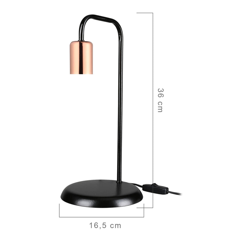 Maatschets [lux.pro] Tafellamp bureaulamp Lancaster E27 - 2 varianten