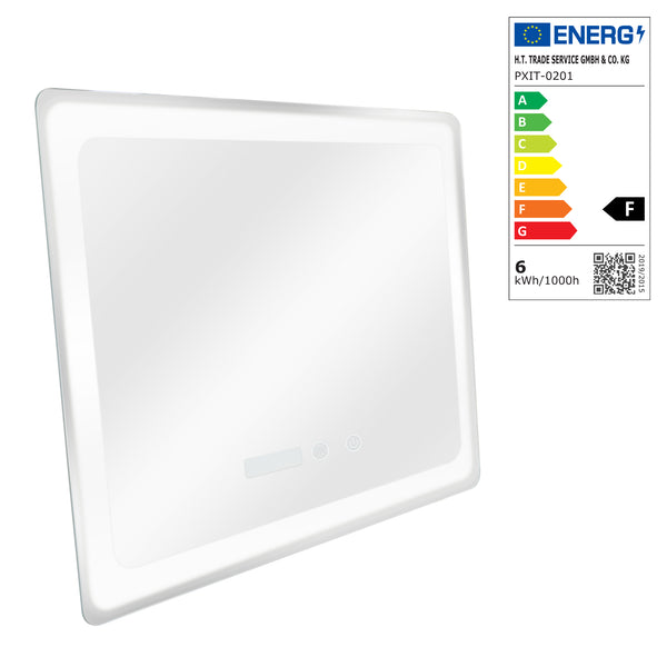 [pro.tec] LED spiegel Casoli zilverkleurig - 4 varianten