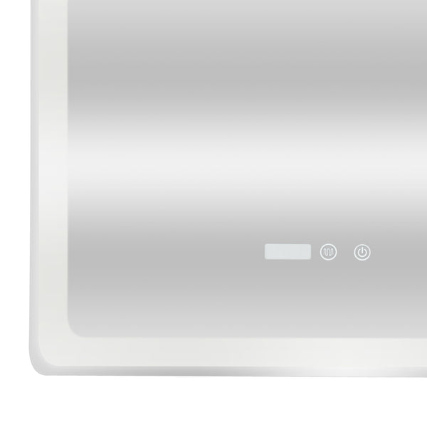 Miroir LED Casoli argent pro.tec