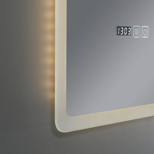Miroir LED Racale pour salle de bain blanc pro.tec