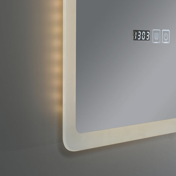 Miroir LED Racale pour salle de bain blanc pro.tec