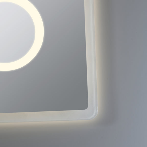 Miroir LED Racale pour salle de bain blanc pro.tec