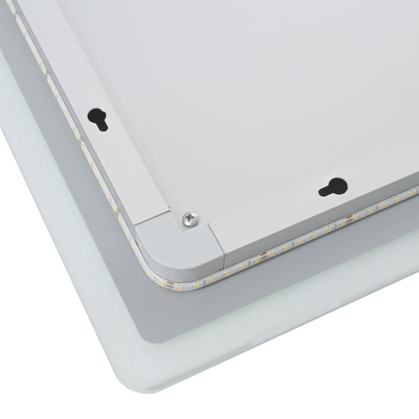 Miroir LED Racale pour salle de bain blanc pro.tec